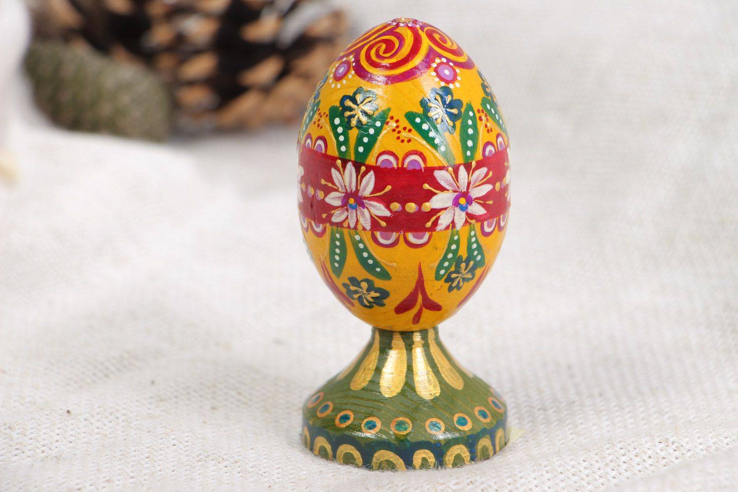 ✅ роспись деревянного яйца «золотые узоры» - mir-rukodelnici.ru