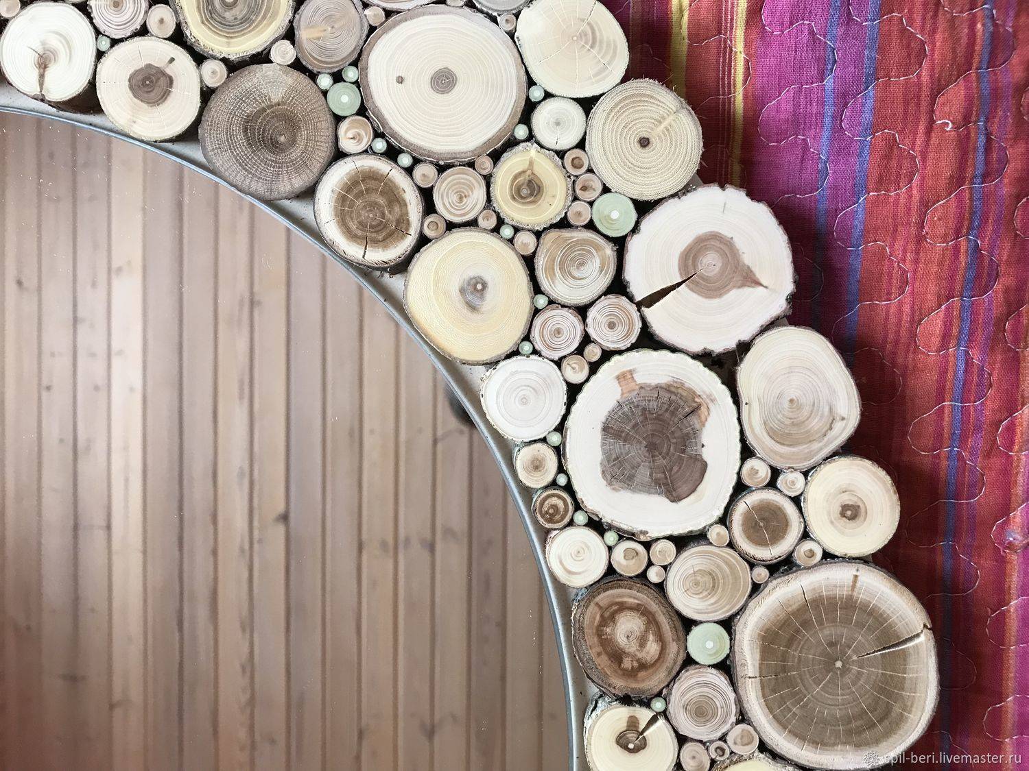 Поделки из спилов дерева – идеи для декора дома